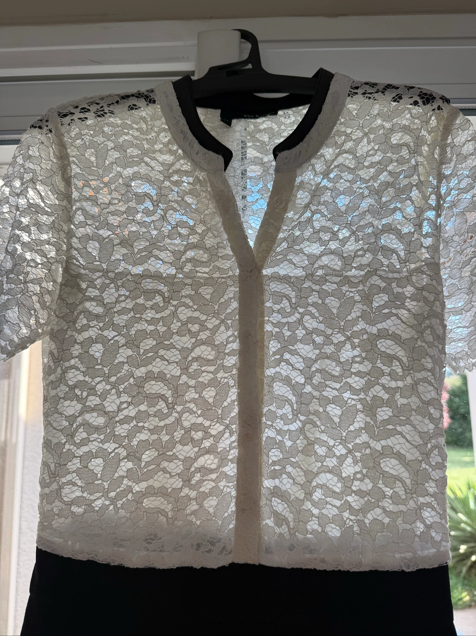 Vestido de dois materiais The Kooples – photo 3